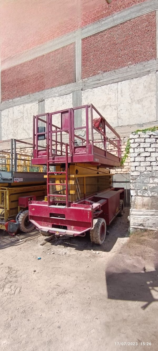 scissor lift 17 m, renting scissor lift in Egypt, 17 m ايجار سيزر ليفت مصر, ايجار سيزورلفت مصر,